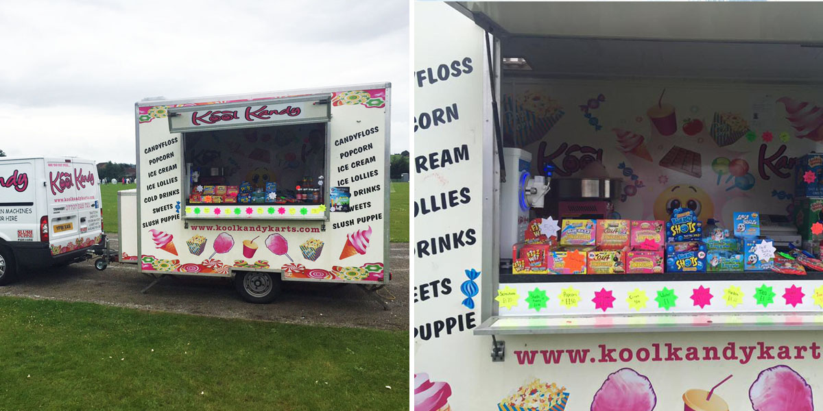 Candy Trailer Hire